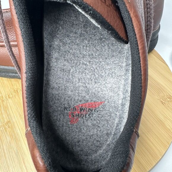Red Wing 6659 Men\'s 14D Brown Pebble Leather Steel-Toe Work Shoes Slip Resistant main image 9